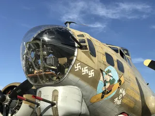 b-17，二战轰炸机，飞机，飞行堡垒，波音b-17，运输方式，天空，运输