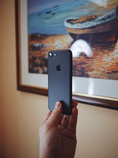 克罗地亚，奥西耶克，苹果，iphone，黑色，隐形，手机，控股