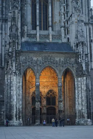 大教堂大门，大门，明斯特，输入，乌尔姆大教堂，大教堂，大教堂