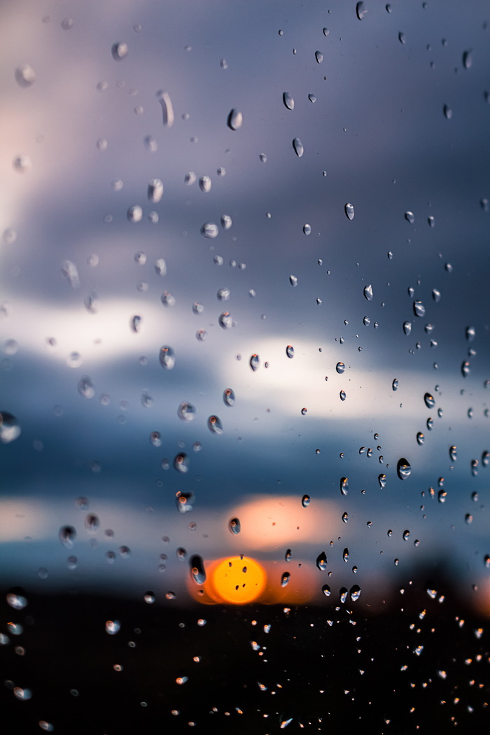 雨，太阳，窗户，雨滴，天空，暴雨，心情，晚上