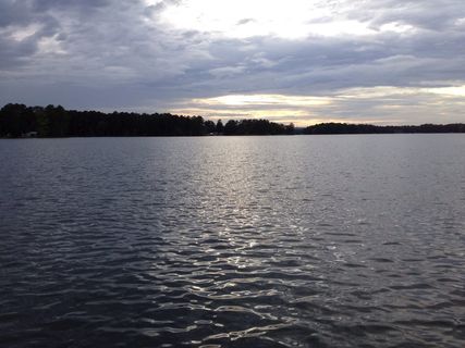 日落，早晨，墨累湖，日出，黎明，阳光，明亮，景色