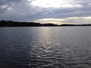 日落，早晨，墨累湖，日出，黎明，阳光，明亮，景色