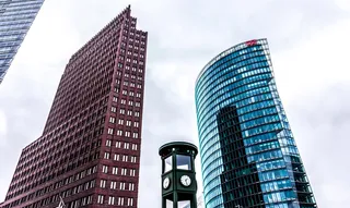 摩天大楼，大型，建筑，城市，城市景观，柏林波茨坦广场，建筑结构