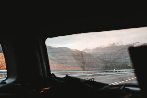 新西兰，山地，汽车，旅行，返回，自然，道路，旅行