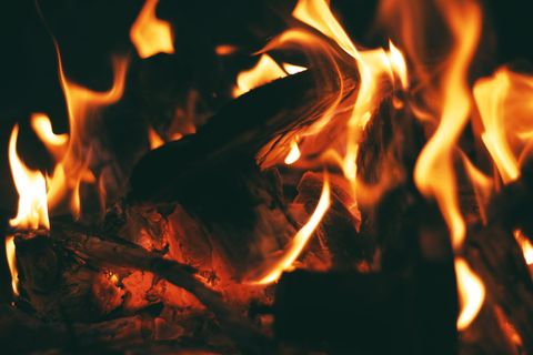 火焰的特写摄影