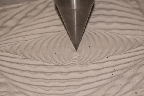 福柯摆，摆，福柯摆，摆，摆频率，振动频率，摆振动，沙子，图案