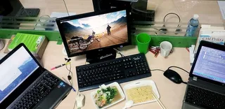 工作、工作空间、it、计算机、桌面、显示器、程序员、技术