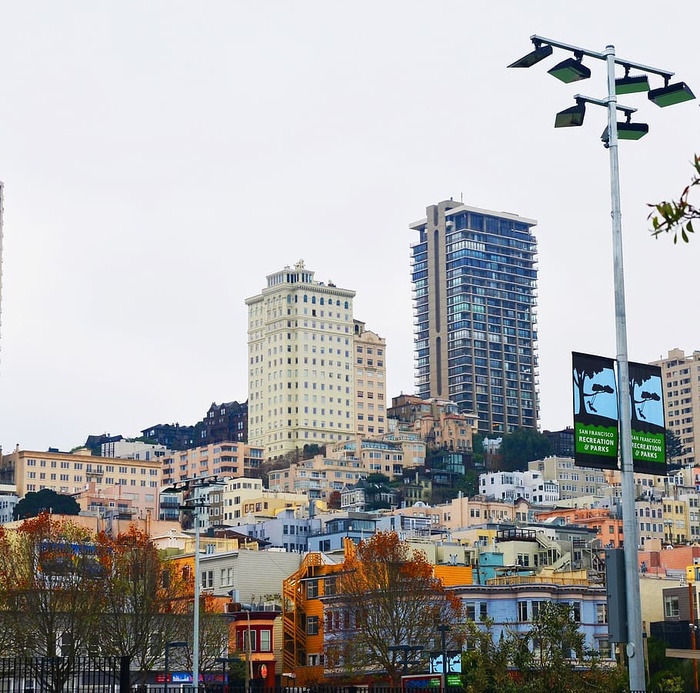 城市，旧金山，建筑外观，建筑，建筑结构，天空，建筑，居住区