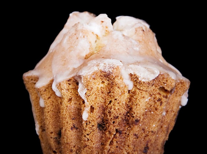 生日，黑色，背景，蛋糕，纸杯蛋糕，特写，孤立，无人