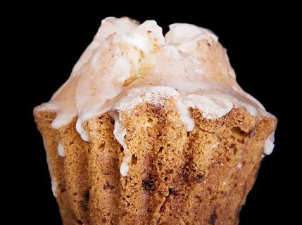 生日，黑色，背景，蛋糕，纸杯蛋糕，特写，孤立，无人