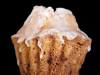 生日，黑色，背景，蛋糕，纸杯蛋糕，特写，孤立，无人