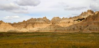 荒地，南达科他州，自然，风景，天空，全景，旅游，立体