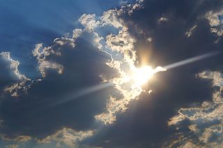 天空，云朵，日落，心情，天气，戏剧性，背光，阴郁