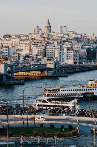 环海港口航拍照片