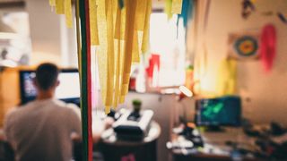 德国，巫妖，埃伯施塔特，男人，家伙，电脑，编辑，编辑