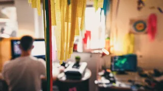 德国，巫妖，埃伯施塔特，男人，家伙，电脑，编辑，编辑