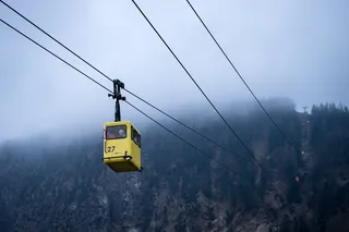 缆车、电线杆、运输、车辆、自然、探险、景观、奥地利