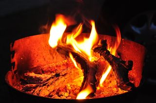 火，火焰，燃烧，热，热，燃烧，营火，木头