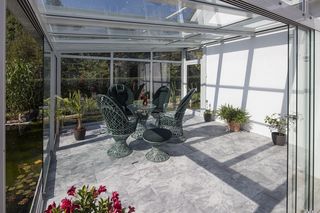 欧门桌套，冬季花园，玻璃，雨棚，家居，花园，客厅，玻璃冬季花园