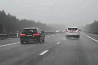 瑞典，奥迪，高速公路，公路，下雨，冬天，汽车，自然