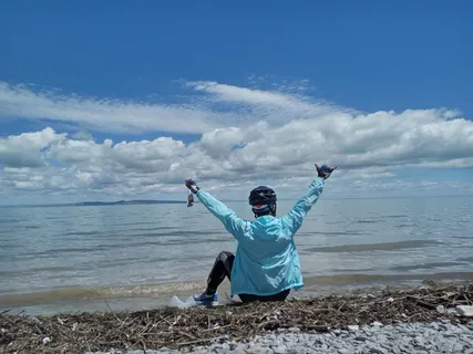 青海湖,黑马乡,西城,人们,快乐,欢乐,举手,休息 青海湖,黑马乡,西城,人们,快乐,欢乐,举手,休息