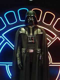 星球大战达斯维德，站立，正面，发光，墙，星球大战，达斯维德，*