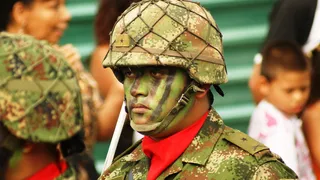 人物，游行，亚美尼亚，昆迪奥，亚美尼亚，昆迪奥，武装部队，军队，军队