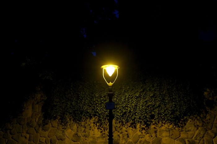 路灯, 夜, 路灯, 灯笼, 光, 灯, 照明, abendstimmung