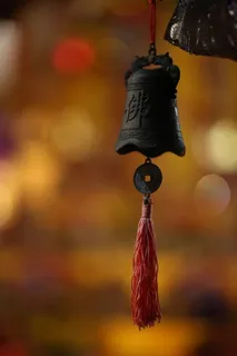 佛教、角环、宗教、悬挂、聚焦前景、无人、特写、装饰 佛教、角环、宗教、悬挂、聚焦前景、无人、特写、装饰