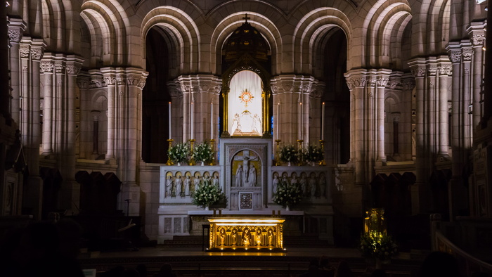 γαλλία，巴黎，诺文广场，圣体教堂，大教堂，教堂，基督教，基督教