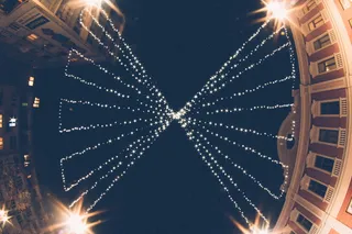 火炬、灯光、照明、夜间、建筑、游乐园、摩天轮、城市