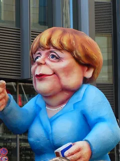 安吉拉·默克尔，政治家，漫画，向我展示，政策，德国，一个人，真实的人