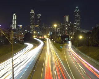 道路、道路、高速公路、沥青、柏油路、柏油路、亚特兰大、轻流、城镇