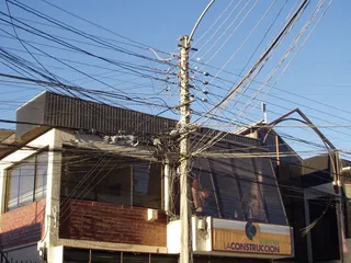 strommast, 当前, 电力, 高压, 塔, 电源线, 线, 风险