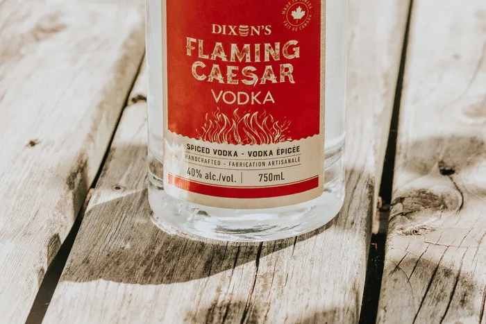 750ml Dixon’s flaming caesar伏特加酒瓶