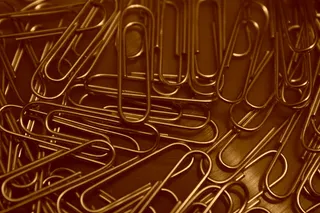 回形针、金属、金属线、物品、配件、办公室、全框架