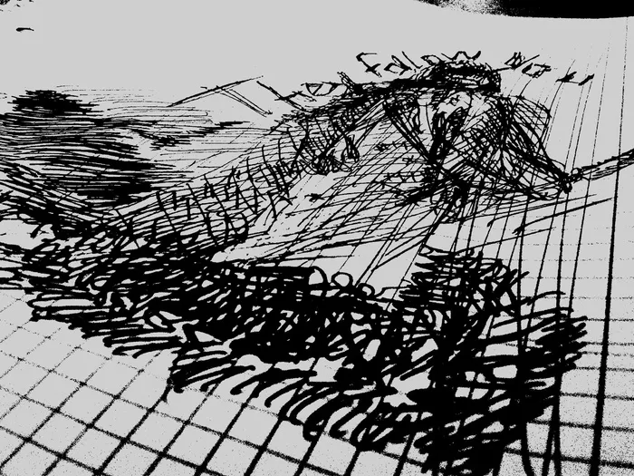 涂鸦，艺术，钢笔，黑，白，没有人，自然，天空