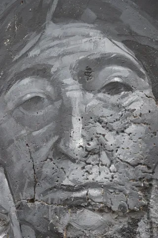 脸，哥伦比亚，涂鸦，绘画，素描，艺术品，豪斯旺，街头艺术