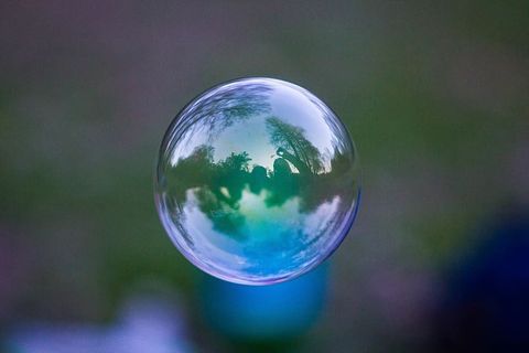 肥皂泡，肥皂，泡泡，公园，自然，树木，野餐，球体