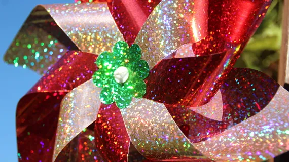 颜色、风车、儿童、乐趣、特写、多色、无人、水