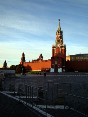 spasskaya塔，克里姆林宫墙，红场，莫斯科，俄罗斯，建筑，建筑结构，建筑外观