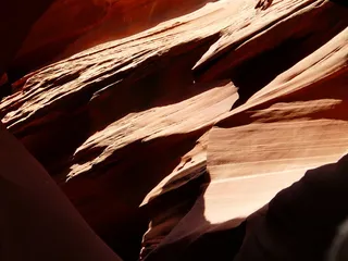 羚羊峡谷，页面，砂岩，峡谷，峡谷，彩色，彩色，浅色