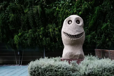 美国, 旧金山, 绿色, 绿化, 灌木丛, 背景, 雕塑, 艺术