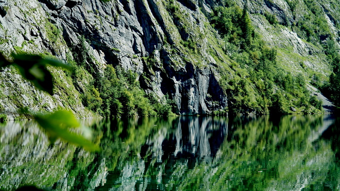 upper lake，königssee，berchtesgaden倒影，massif，berchtesgaden alps，berchtesgaden国家公园，solid，view
