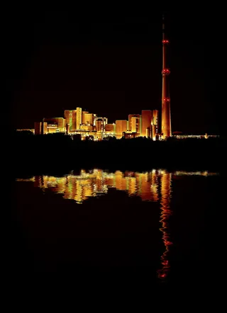 照明、城市、夜间、垃圾焚烧、焚烧炉、烟囱、排气、工业