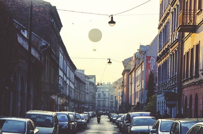 公寓、建筑、汽车、大道、建筑、商业、汽车、城市