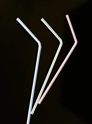 三色吸管, 吸管, 饮料, 吸管, 饮料, 液体, 茶点, 塑料