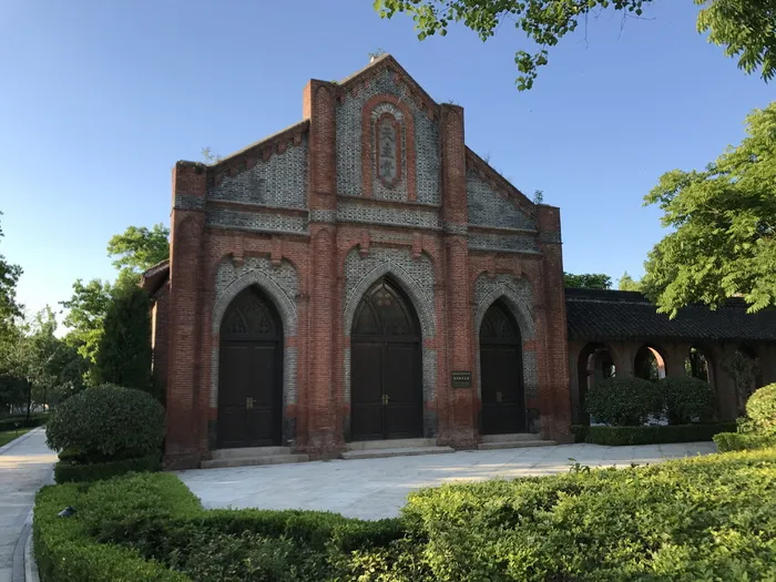 教堂，玫瑰园，2017年5月，上海，建筑结构，植物，建筑，树木