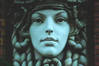 雕像、脸、古董、艺术、雕塑、女人、女孩、肖像