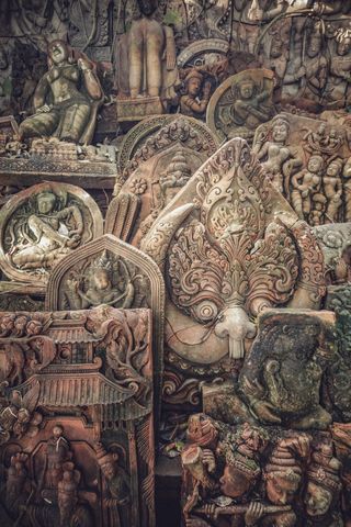 混凝土雕塑场地库存